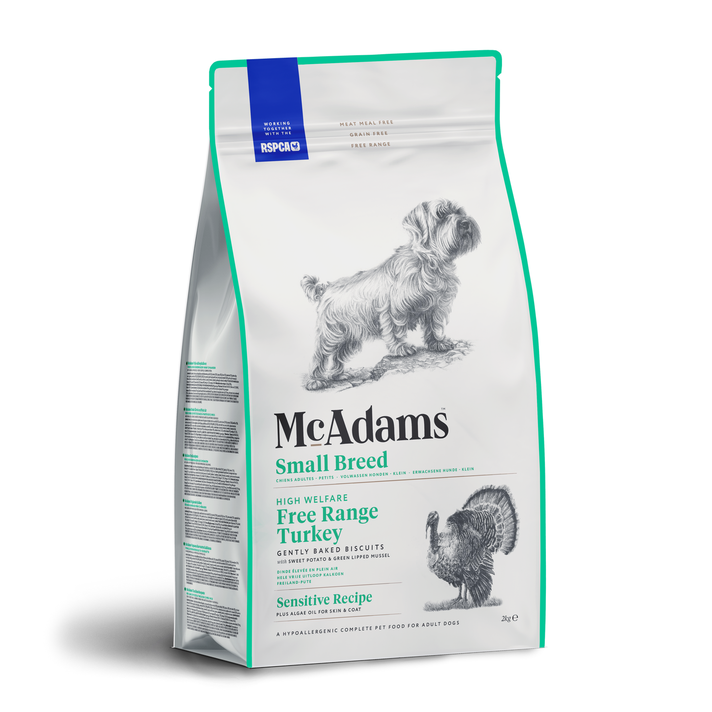 McAdams - 自由放養火雞肉*低敏感*配方 (小型犬配方 )