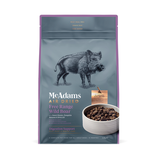 McAdams - 無穀物自由放養野豬風乾狗糧