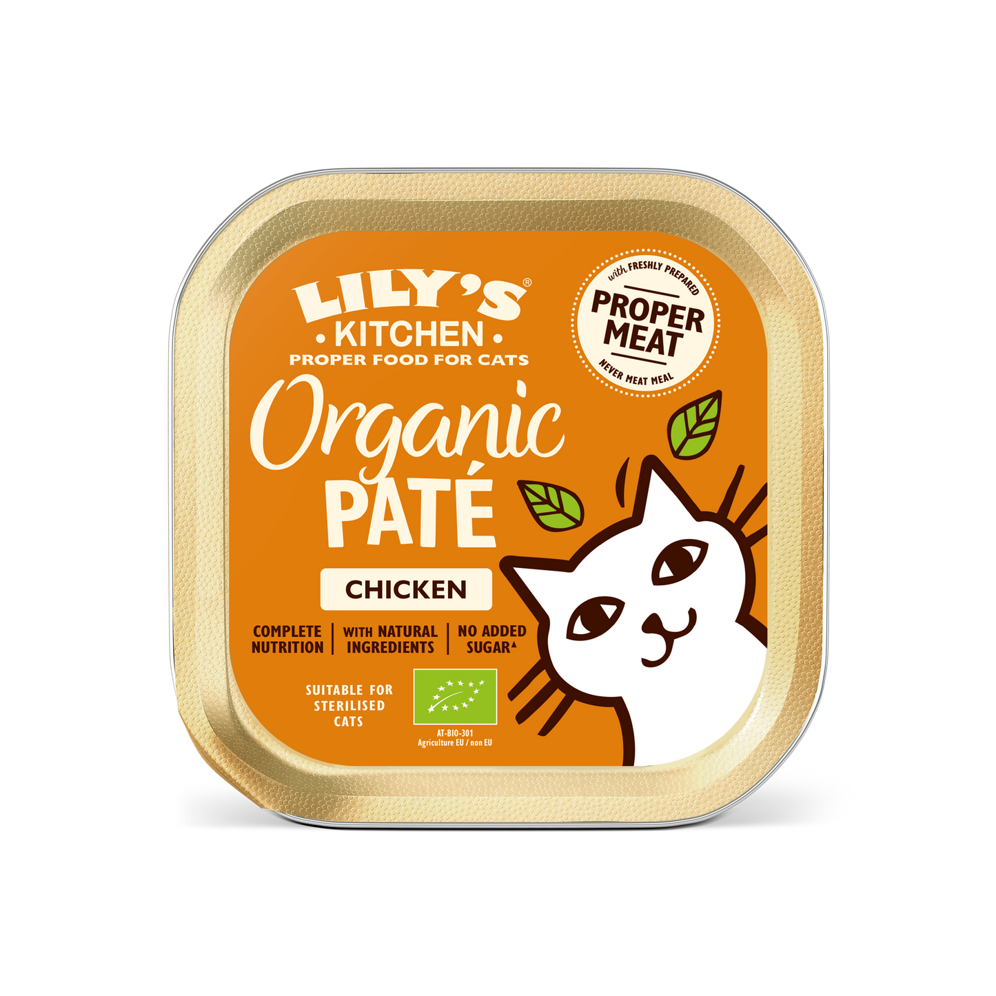 Lily's Kitchen 成貓濕糧無穀物有機雞肉醬(85g)