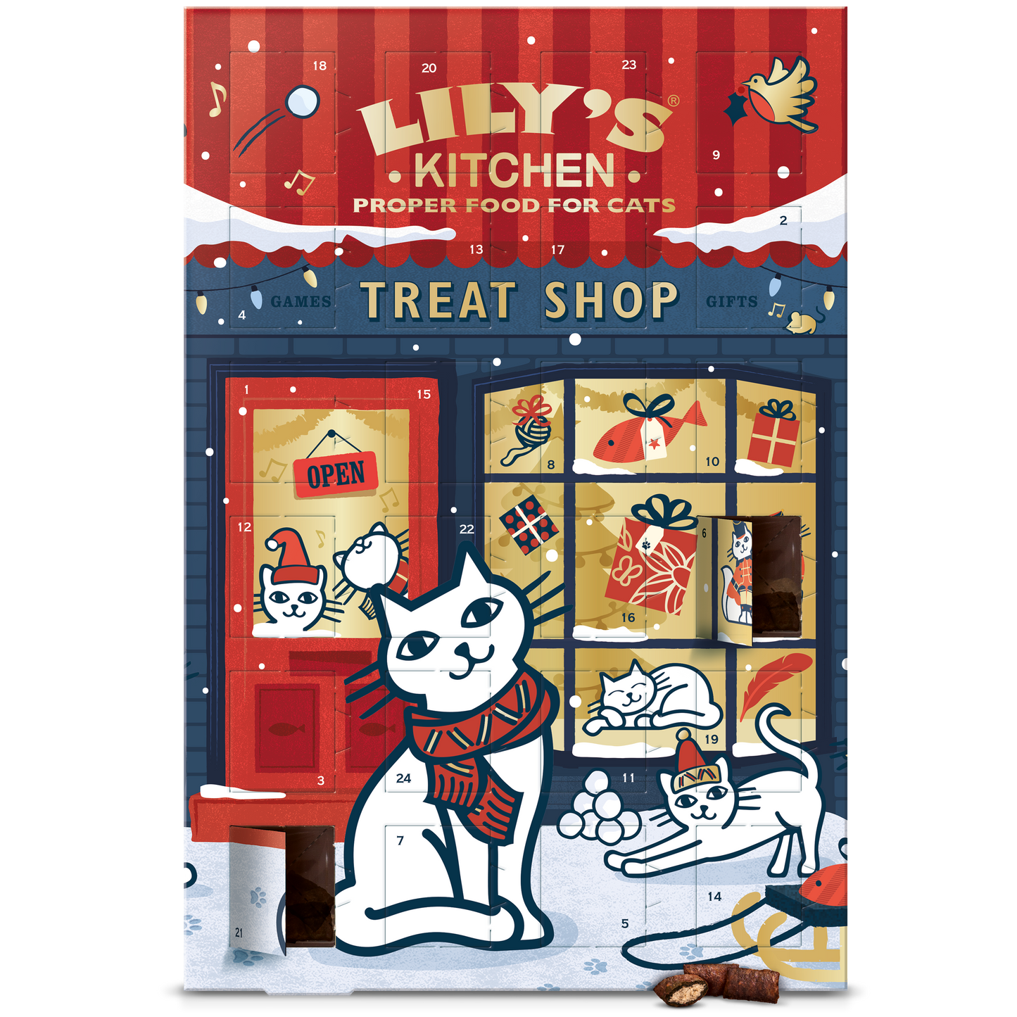 Lily's  Kitchen 聖誕倒數曆(含貓小食) 42g