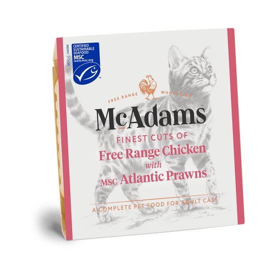 McAdams - 自由放養雞肉、大西洋蝦 貓貓餐盒 100g
