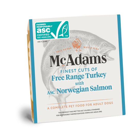McAdams 自由放養火雞、蘇格蘭三文魚 狗狗餐盒 150g