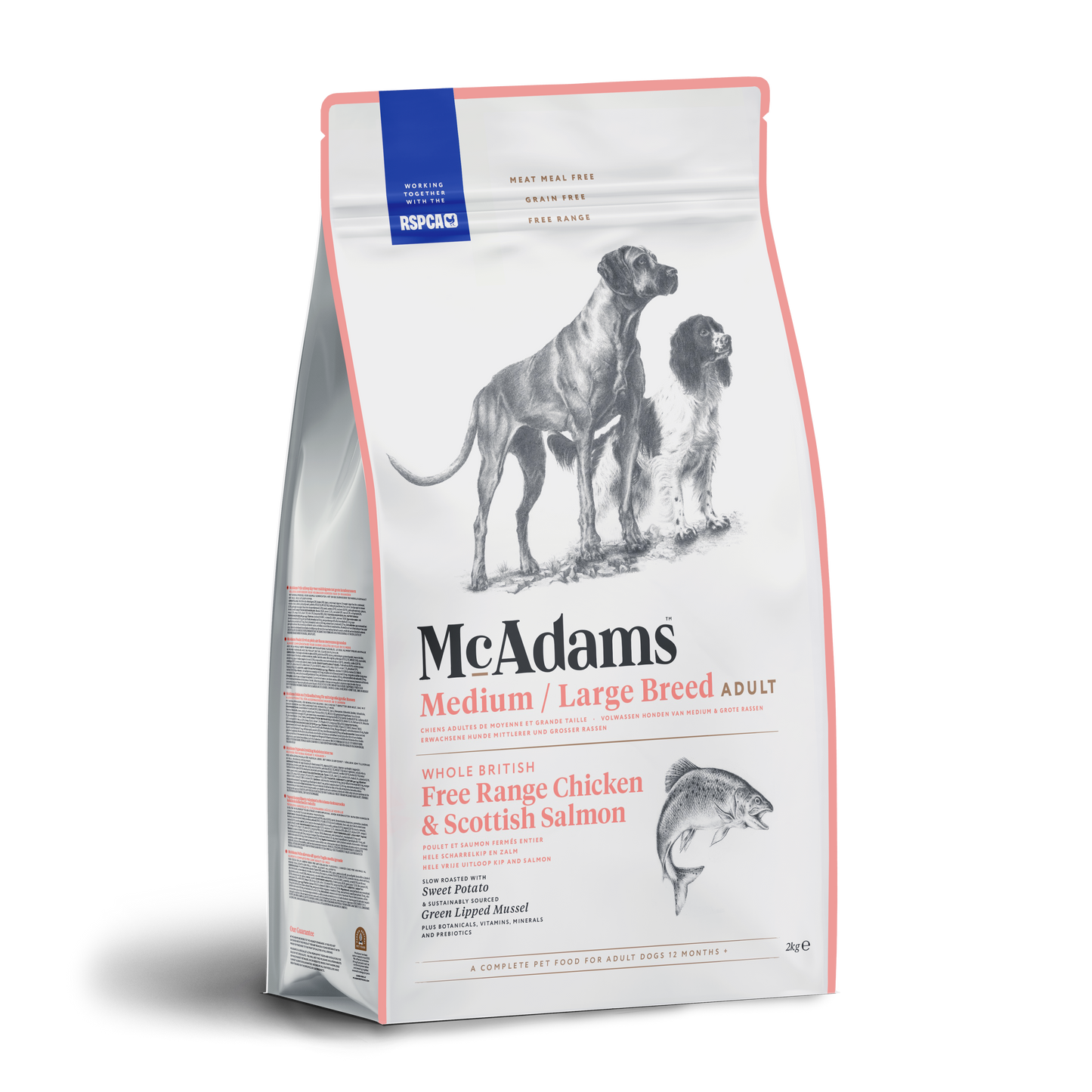 McAdams - 自由放養雞肉及蘇格蘭三文魚 (中型&大型犬配方)