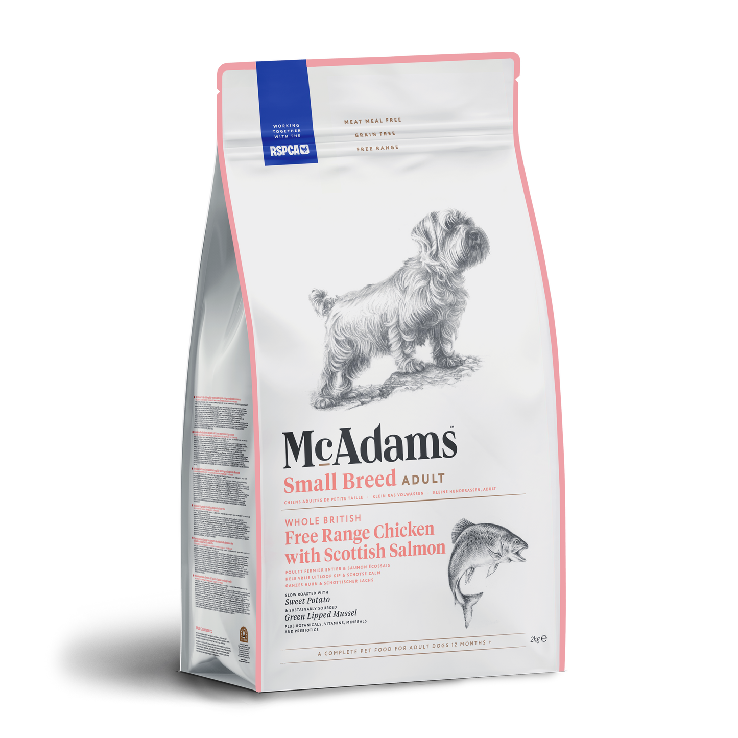 McAdams - 自由放養雞肉及蘇格蘭三文魚 (小型犬配方)