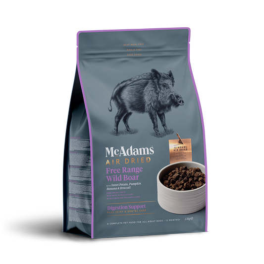 McAdams -  無穀物自由放養野豬風乾狗糧