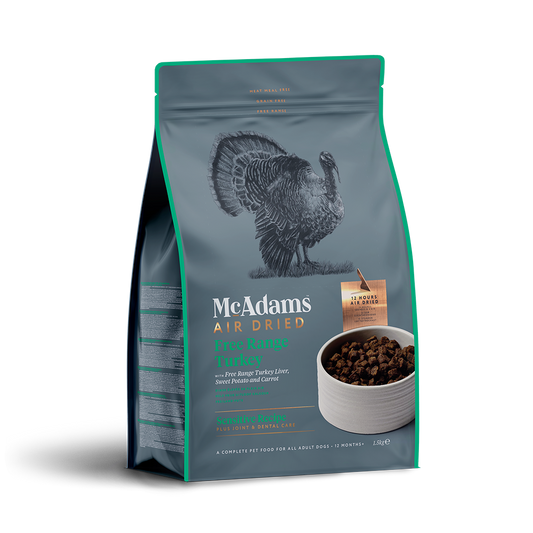 McAdams -  無穀物自由放養野火雞肉風乾狗糧