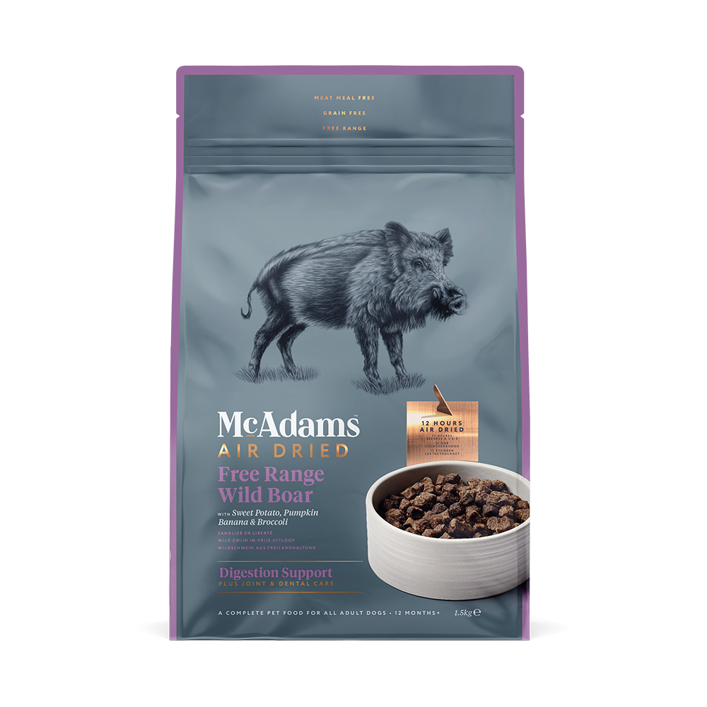 McAdams -  無穀物自由放養野豬風乾狗糧