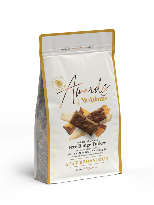 McAdams 放養火雞小食系列  - 配南瓜和高達奶酪口味 (150g)