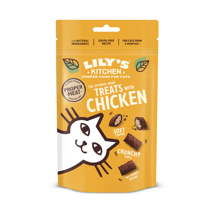 Lily's Kitchen - 鬆脆雞肉粒貓小食 60g