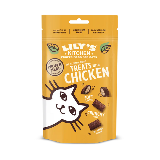 Lily's Kitchen - 鬆脆雞肉粒貓小食 60g